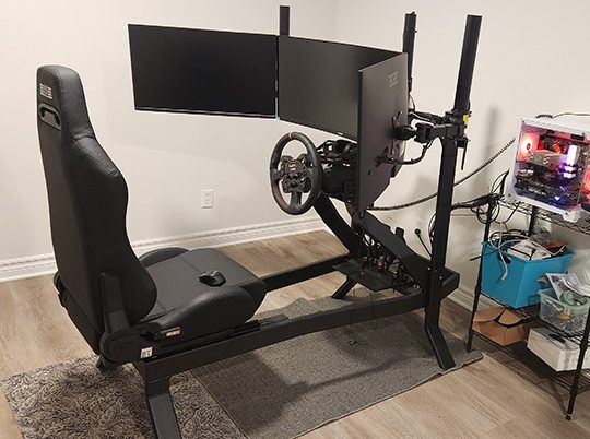 Sim racing frame